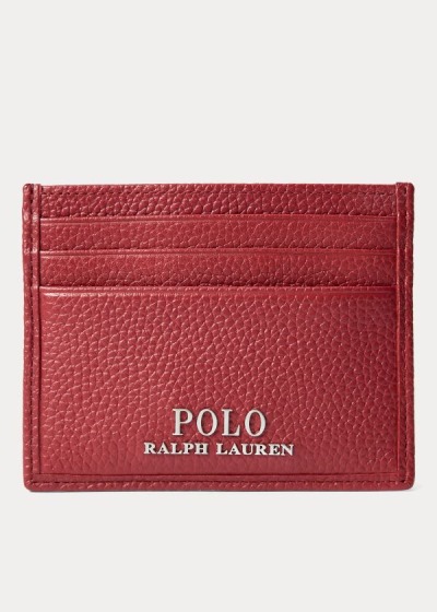 Pánské Pouzdro Na Karty Polo Ralph Lauren Pebbled Kožené - 03845-IYVC